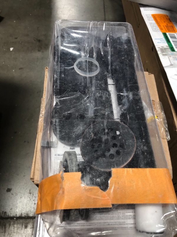 Photo 1 of Everbilt Trip Lever 1-1/2 in Poly Pipe Overflow Drain Oil Rubbed Bronze OPEN BoX

