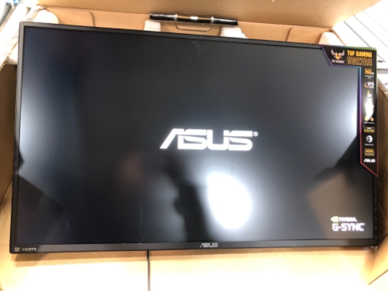 Photo 2 of ASUS TUF Gaming 27" 2K HDR Gaming Monitor (VG27AQ) - WQHD (2560 x 1440), 165Hz (Supports 144Hz), 1ms, Extreme Low Motion Blur, Speaker, G-SYNC...
