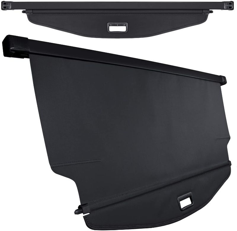 Photo 1 of 50 INCH BLACK CARGO COVER Retractable Rear Trunk Cargo Luggage Security Shade Cover