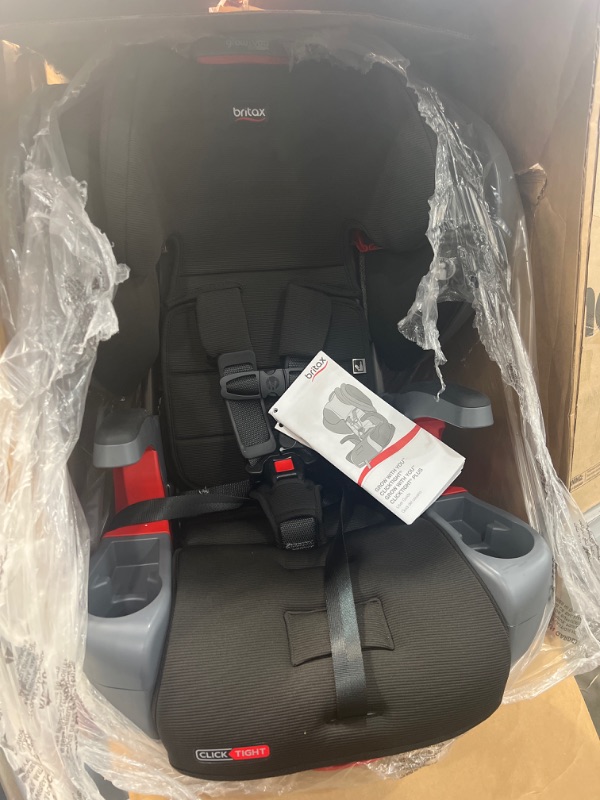 Photo 1 of Britax Grow with You ClickTight Plus Harness-2-Booster Car Seat, Jet Safewash Fabric
