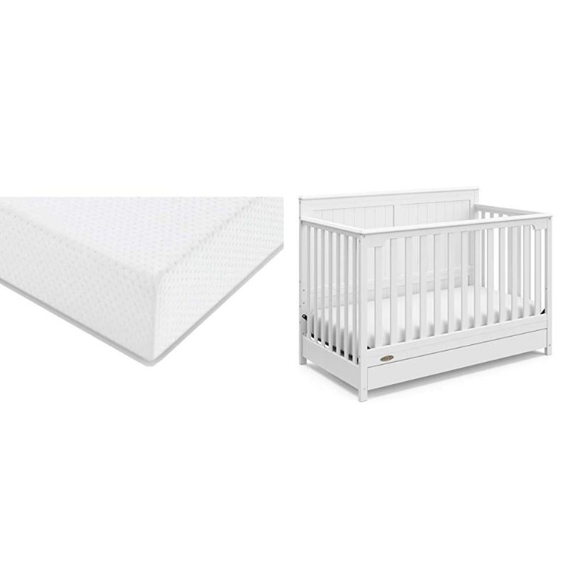 Photo 1 of Graco Hadley Convertible Crib and Mattress 