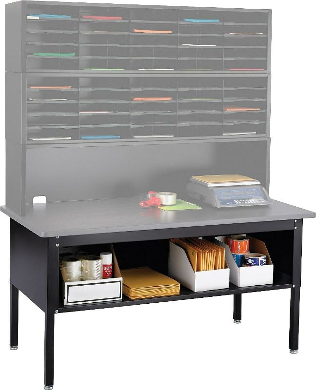 Photo 1 of  Safco Products E-Z Sort Satellite Mail Station Sorting Table Base, Black, 7749BL**** BOTTOM BASE ONLY  *** 