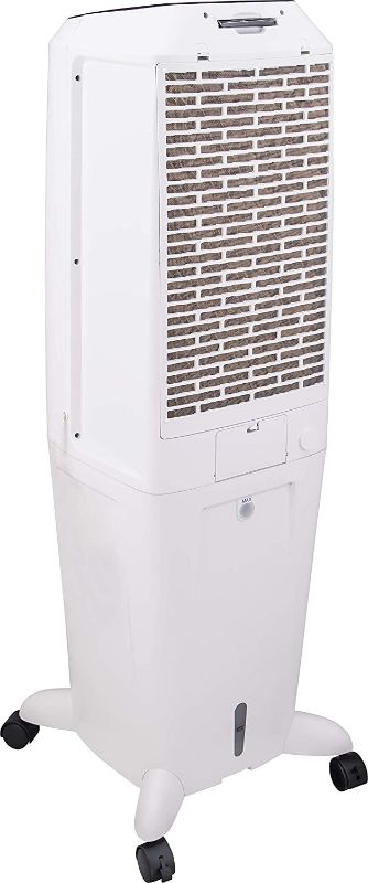 Photo 1 of Honeywell 470-588 CFM Portable Evaporative Tower Cooler with Fan, Humidifier & Remote, 43.5" TC30PEU, White
