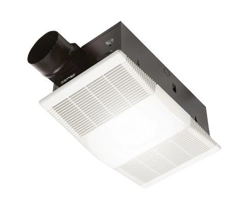 Photo 1 of 80 CFM Ceiling Bathroom Exhaust Fan with Light and 1300-Watt Heater
