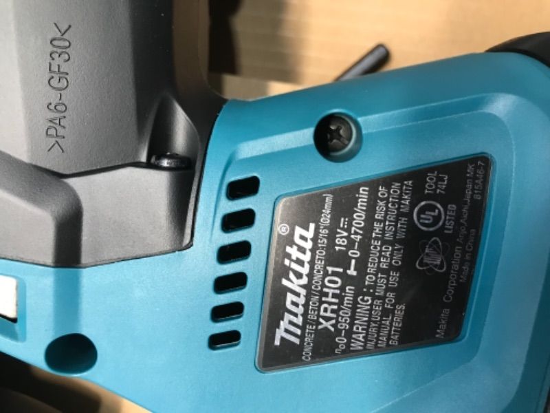 Photo 1 of 18V LXT Lithium-Ion Brushless Cordless 1 in. Rotary Hammer, Accepts SDS-PLUS, HEPA Dust Extractor Attachment (Tool Only)( DOES NOT INCLUDE BATTERY )
