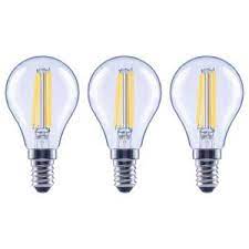 Photo 1 of 60-Watt Equivalent A15 Dimmable Appliance Fan Clear Glass Filament LED Vintage Edison Light Bulb Soft White (3-Pack)
