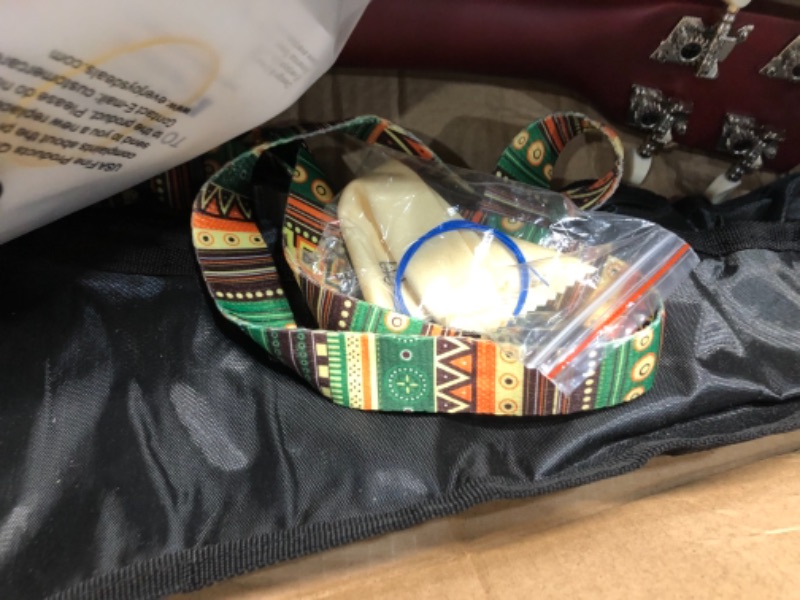 Photo 1 of Everjoys Soprano Ukulele Beginner Pack-21 Inch w/Rainbow String Free Online Lesson Gig Bag Fast Learn Songbook Digital Tuner Pick All in One Kit
