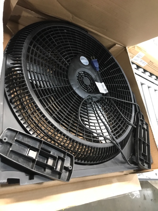 Photo 2 of 20 inch 3-Speed Air Circulator Floor Fan Fully Assembled Pivot Head Garage Shop
