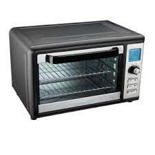 Photo 1 of 1500 W 6-Slice Stainless Steel Digital Countertop Oven with Convection and Rotisserie missing 1 rack
