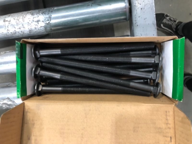 Photo 2 of 1/2 in.-13 x 8 in. Black Exterior Carriage Bolts 1BOX