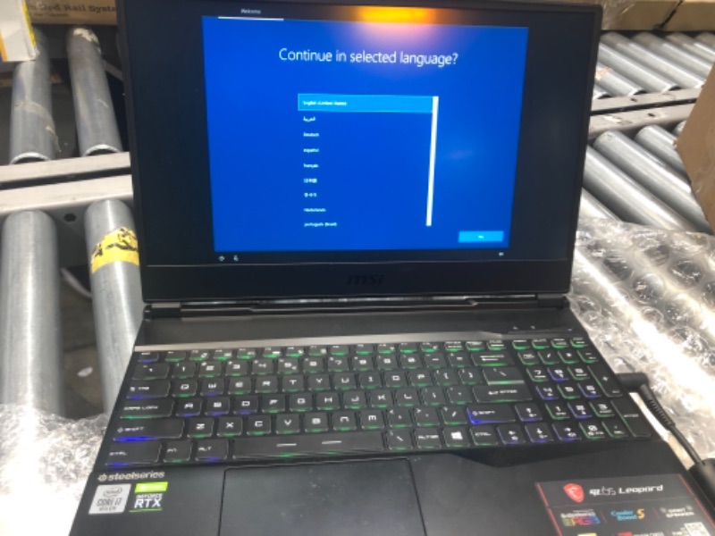 Photo 8 of MSI GL65 Leopard 10SFK-062 15.6" FHD 144Hz 3ms Thin Bezel Gaming Laptop Intel Core i7-10750H RTX2070 16GB 512GB NVMe SSD Win 10
