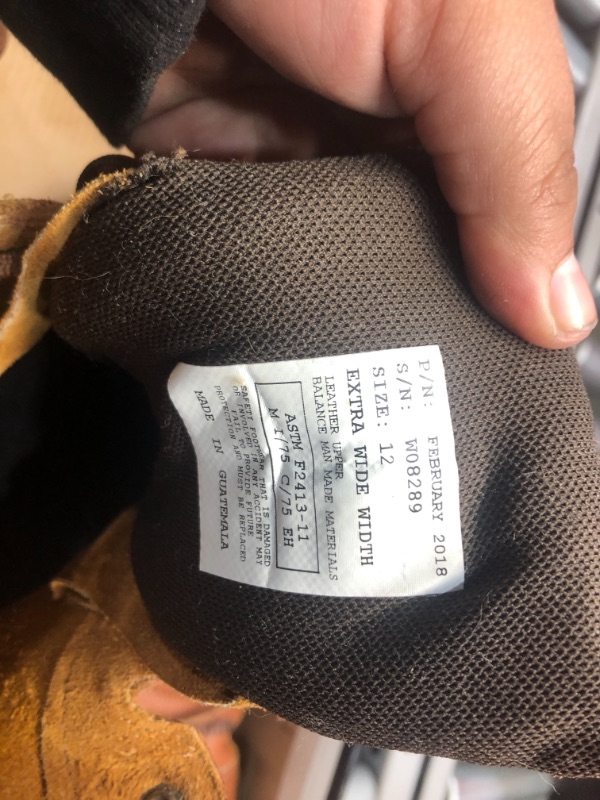 Photo 1 of MEN'S WOLVERINE LOADER 6" WEDGE BOOT MEN 12 
