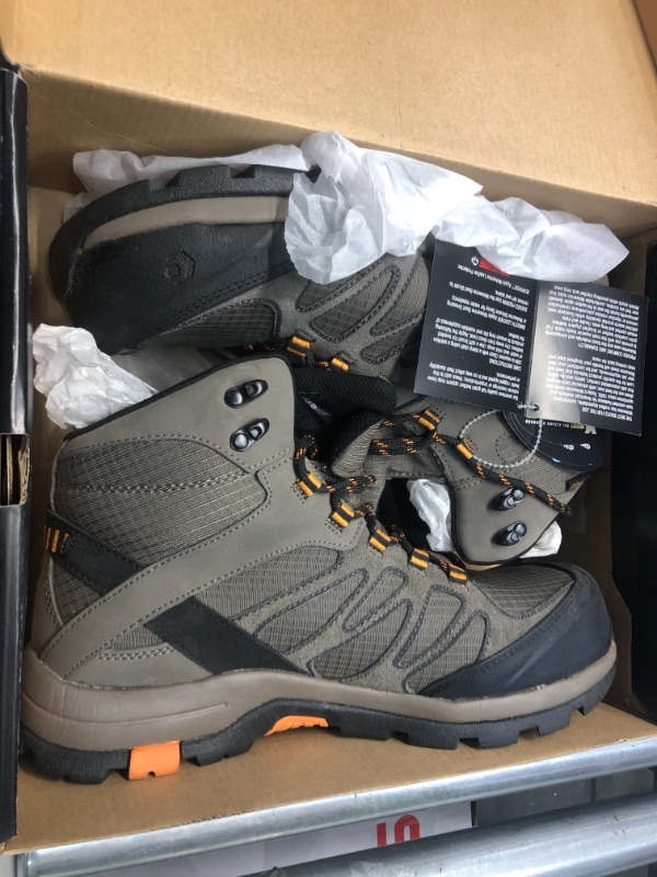 Photo 2 of Men's Fletcher Waterproof 6" Hiker CarbonMax - Composite Toe - Taupe Size 10(M)
