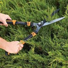 Photo 1 of 22 in. Wavy-blade Hedge Shears with Adjustable Blades
