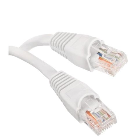 Photo 1 of 100 ft. CAT6 Ethernet Cable in White

