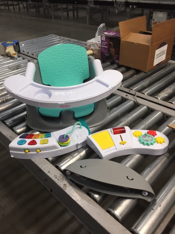 Photo 2 of Infantino Music & Lights 3-in-1 Discovery Seat and Booster - Convertible Booster, Infant Activity seat and Feeding Chair with Electronic Piano for Sensory Exploration, for Babies and Toddlers
