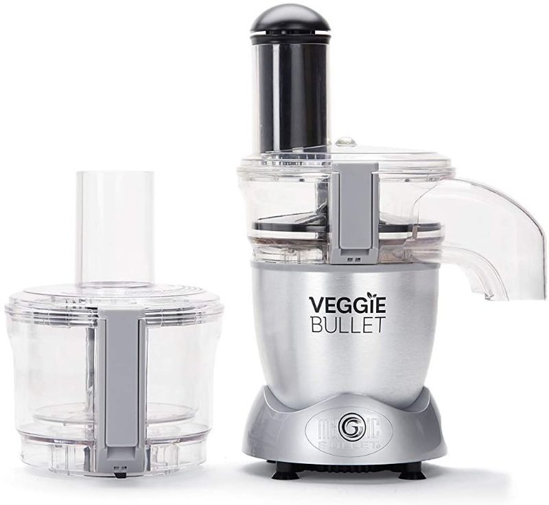 Photo 1 of Veggie Bullet Electric Spiralizer & Food Processor, Silver
