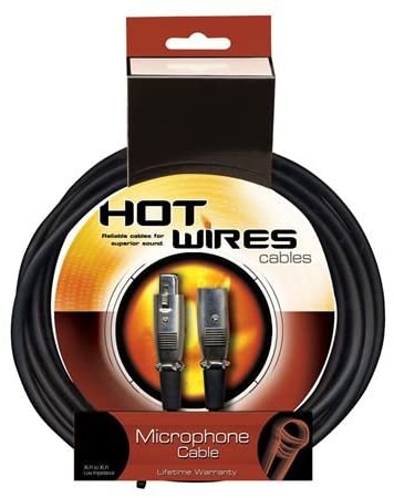 Photo 1 of *** SIMILAR TO STOCK PHOTO On-Stage Hot Wires Economy XLR Microphone Cable, 20 Feet 2-pack

