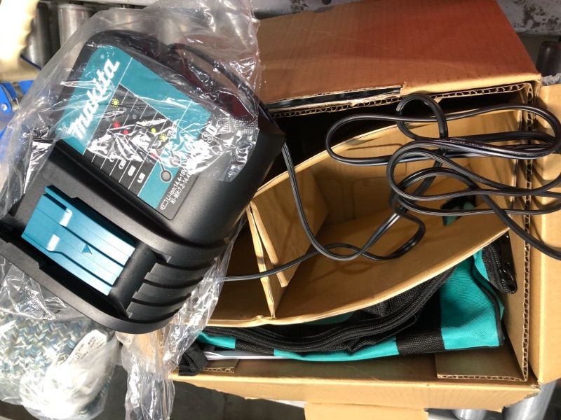 Photo 2 of ***CHARGER AND BAG ONLY!!! Makita 18Volt LXT LithiumIon SubCompact Brushless Cordless 2piece Combo Kit DriverDrillImpact Driver 15Ah