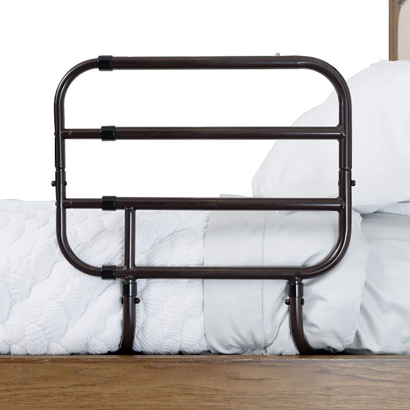 Photo 1 of Able Life Bedside ExtendARail Adjustable Senior Bed Safety Rail and Bedside Standing Assist Grab Bar ***BROWN 