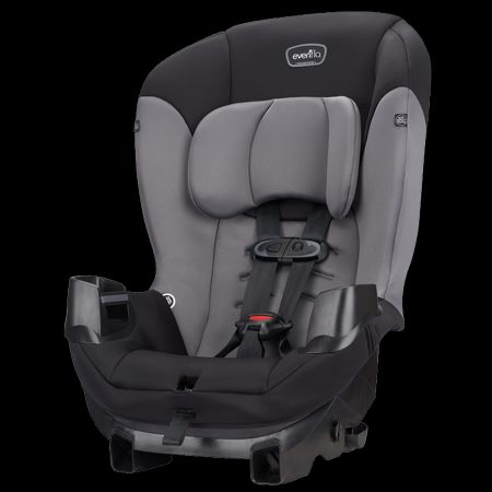 Photo 1 of Evenflo Sonus Harness Convertible Car Seat, Solid Print Charcoal Sky
