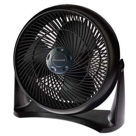 Photo 1 of DAMAGED- Honeywell TurboForce Air Circulator Electric Floor Fan, HT908, Black
