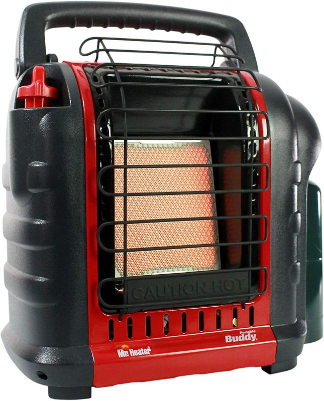 Photo 1 of 
Mr. Heater Buddy Indoor-Safe Portable Propane Radiant Heater, Red-Black
