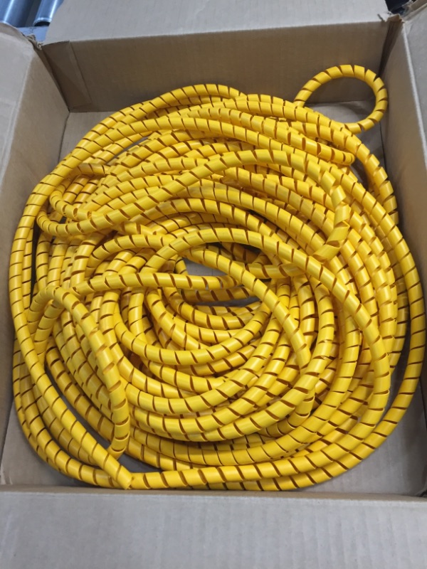 Photo 2 of 100' SAFEPLAST SAFE-SPIRAL-HOSE PROTECTOR, YELLOW
