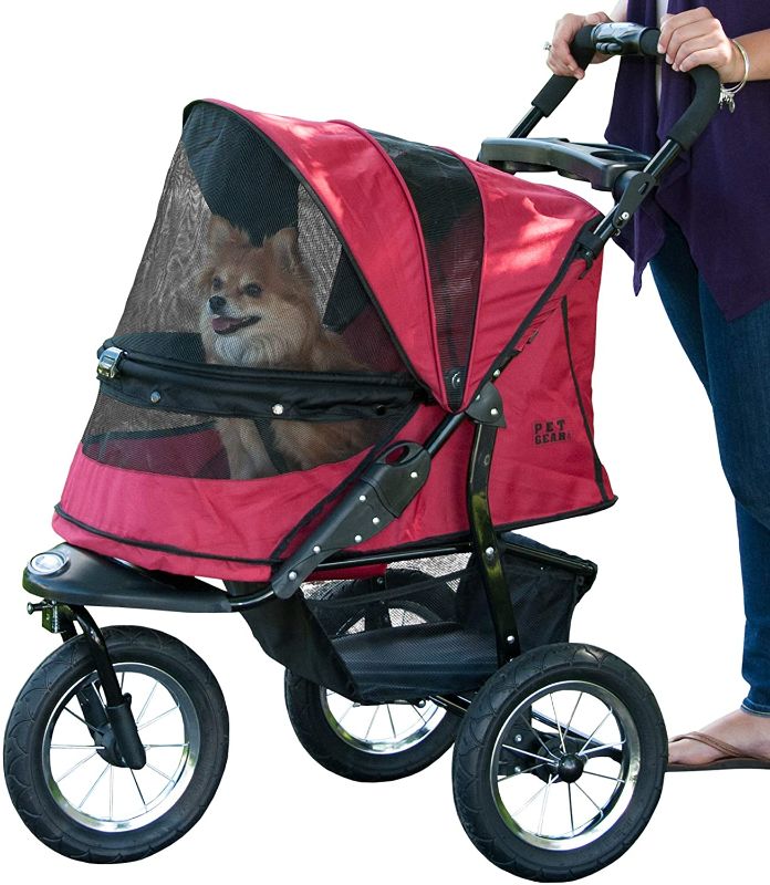 Photo 1 of **incomplete** Pet Gear NoZip Jogger Pet Stroller for CatsDogs Zipperless Entry Airless Tires Easy OneHand Fold Cup Holder  Storage Basket
GEN7PET!!!!