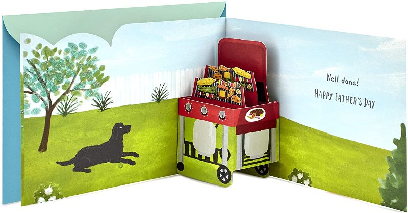 Photo 1 of Hallmark Paper Wonder Pop Up Fathers Day Card (Barbecue) 6 PACK  
