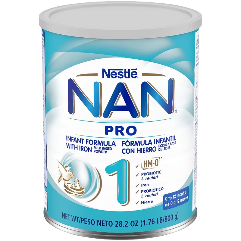 Photo 1 of BEST BY : NOV 2022
Nestle Nan 1 Pro Infant Formula Powder, Original 28.2 Ounce
