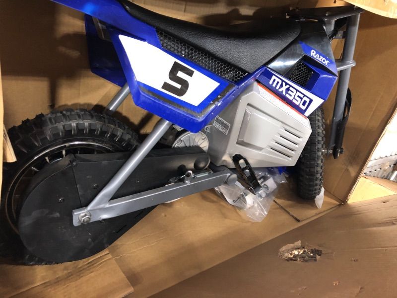 Photo 1 of Razor - Dirt Rocket MX350 Electric Bike - Blue