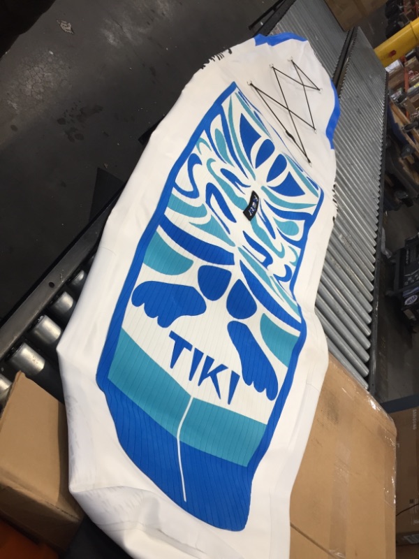 Photo 2 of 10ft 2 in x 2ft 9in funwater tiki floating board 
