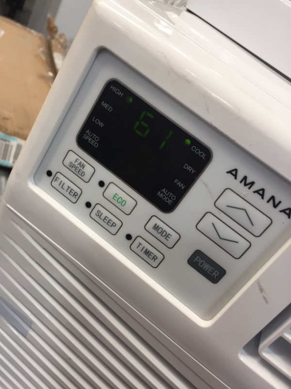 Photo 3 of Amana 12000 BTU 115V WindowMounted Air Conditioner AMAP121BW with Remote Control