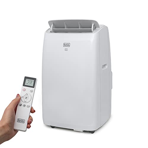 Photo 1 of BLACK+DECKER BPT10WTB Portable Air Conditioner with Remote Control, 10,000 BTU SACC/CEC (14,000 BTU ASHRAE), Cools Up to 450 Square Feet, White

//tested , powers on // does not blow cold air// missing components 
