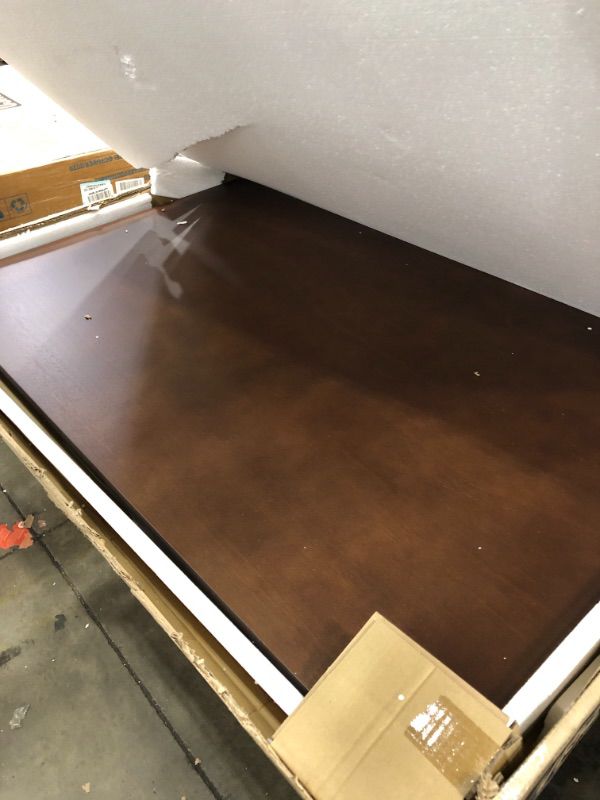 Photo 1 of Baxton Studio Andrew Modern Dining Table, Brown