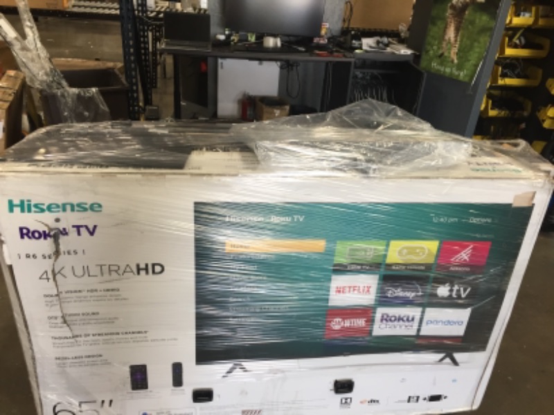 Photo 1 of PALLET OF 8 BROKEN/ DAMAGED TVS AND MONITORS// SOLD AS IS//