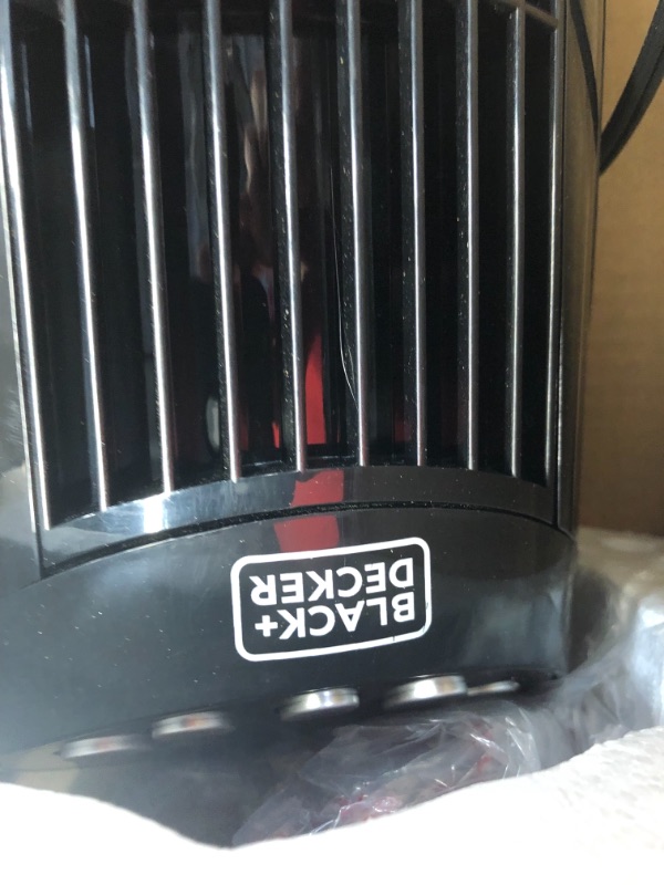 Photo 3 of 36 in Oscillating Tower Fan with Remote, Black