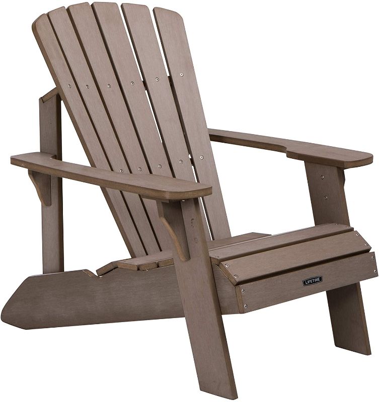 Photo 1 of **BROKEN CHAIR** Lifetime 60283 Adirondack Chair, Light Brown
