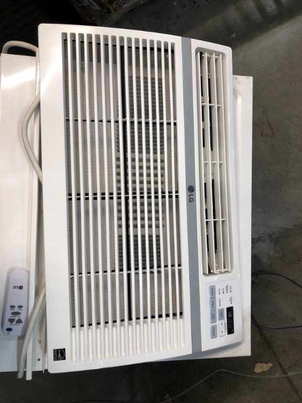 Photo 3 of **BROKEN** LG Window Air Conditioner - Cooler - 3516.85 W Cooling Capacity - 550 Sq. ft. Coverage - Dehumidifier - Washable - Remote Control - Energy Star - White