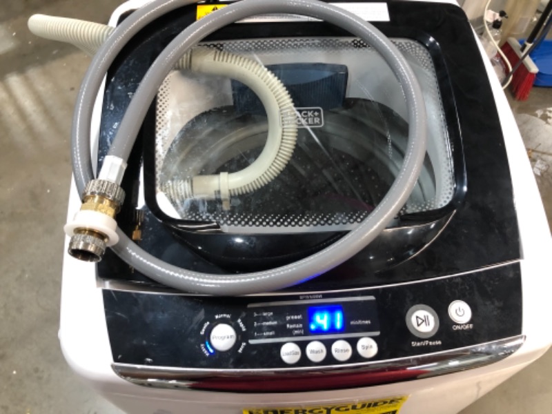 Photo 1 of Black + Decker BPWM09W Portable Washer
