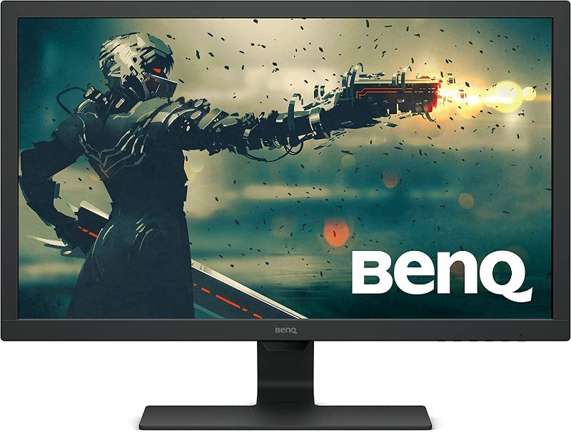 Photo 1 of BenQ 27 Inch 1080P Monitor | 75 Hz 1ms for Gaming | Proprietary Eye-Care Tech |Adaptive Brightness for Image Quality | GL2780,Glossy Black