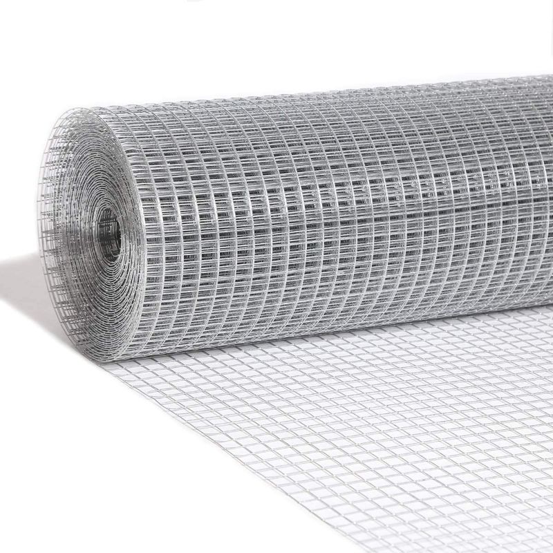 Photo 1 of  Hardware Cloth 36inx50ft 1/2inch Openings Galvanized After Welding, Welded Cage Wire Mesh Roll Chicken Wire Fencing Wire Cloth 
