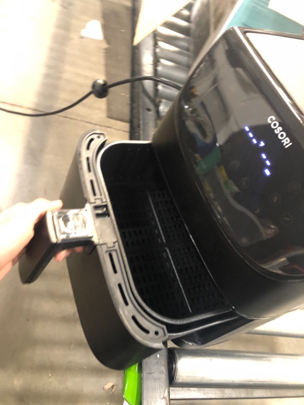 Photo 1 of COSORI Smart WiFi Air Fryer(100 Recipes), 13 Cooking Functions, Keep Warm & Preheat & Shake Remind, Works with Alexa & Google Assistant, 5.8 QT, Black
