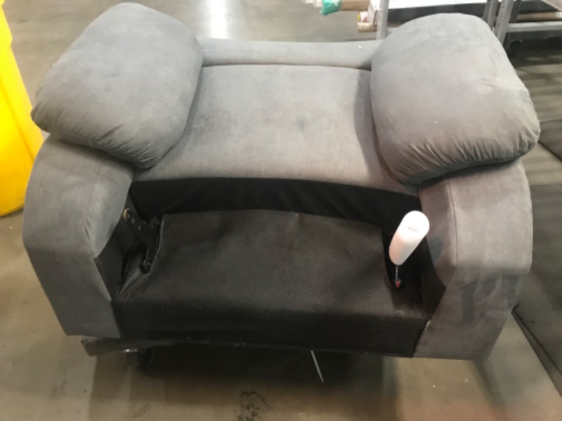 Photo 5 of Domesis Wall Hugger Recliner in Gray Microfiber
SIMILAR TO PHOTO