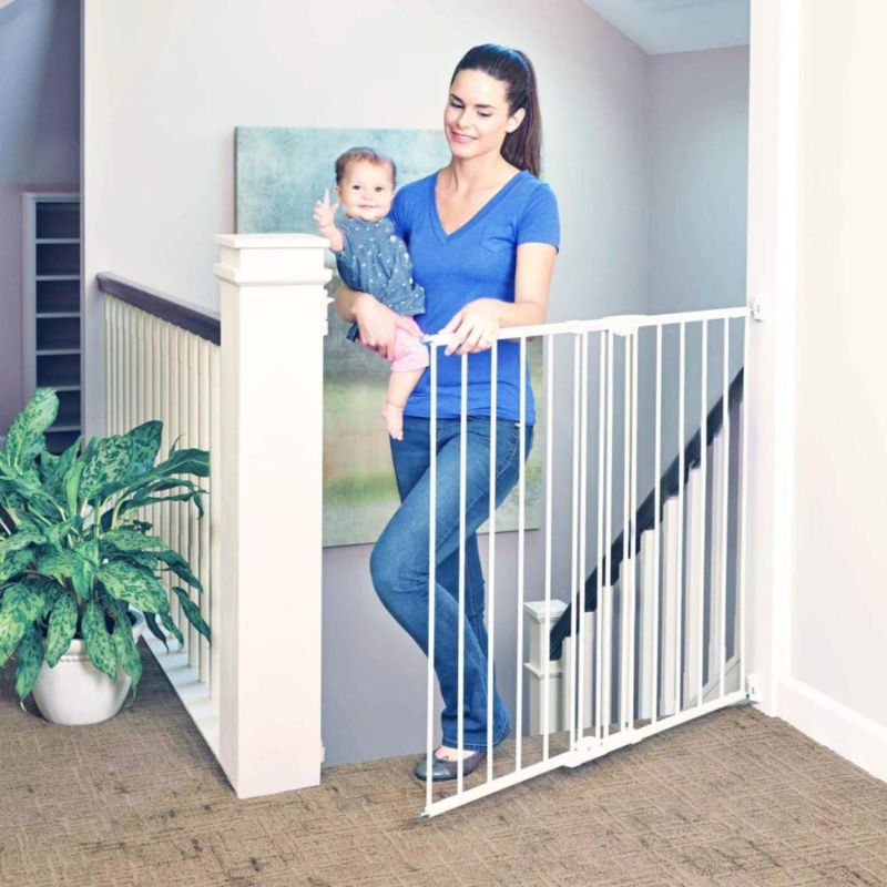 Photo 1 of North States 47.85" Tall Easy Swing and Lock Baby Gate: Ideal for stairways