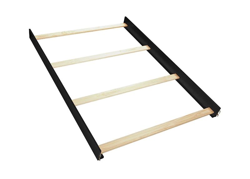 Photo 1 of Full Size Conversion Kit Bed Rails for Oberon Crib (Black)
SIMILAR TO PHOTO: grow with me crib conversion kit, BLACK