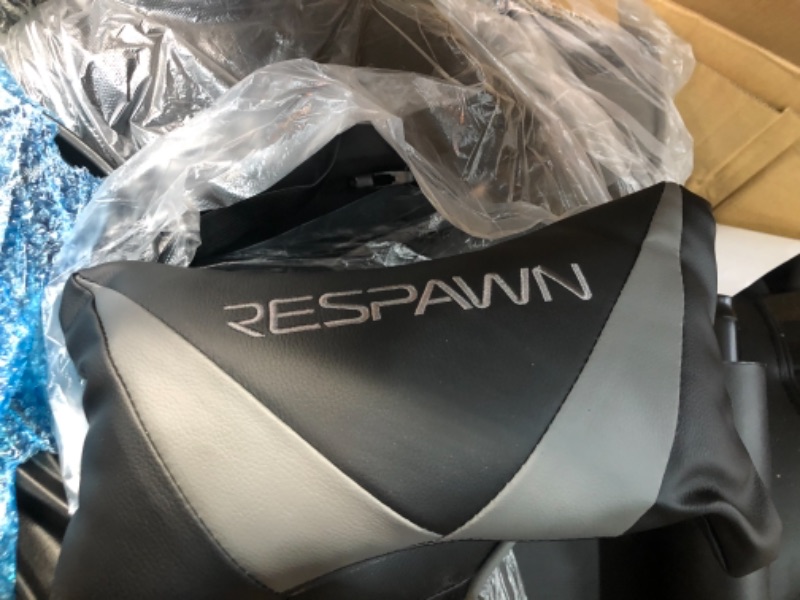 Photo 4 of RESPAWN RSP-110 Racing Style Gaming, Reclining Ergonomic Chair with Footrest, Gray
