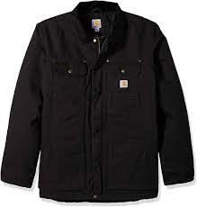 Photo 1 of Carhartt Men's Full Swing Relaxed Fit Washed Duck Insulated Traditional Coat, MEDIUM
