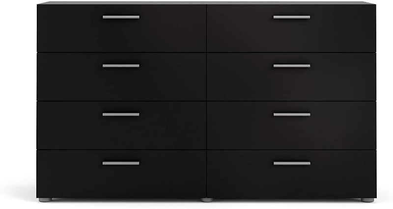 Photo 1 of ****similar to stock photo**** Tvilum 8 Drawer Double Dresser, grey and black 
